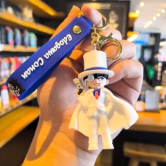 Móc Khóa Conan áo trắng cầm súng . Dây móc dài : 10cm - Mô Hình Cao : 7cm - Nặng 50gram K79-T7-S7