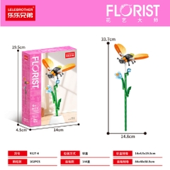 Bộ lắp ghép Hoa & côn trùng 102pcs. SKU: LG-9127-6 ( VAT 001-06-11 ) - K129-T1-S6