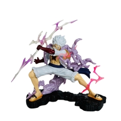 Mô Hình OnePiece Luffy gear 5 tcầm sét chiến đấu  - Cao 20cm - nặng 880gram - Phụ kiện đi kèm : 1 sét cầm tay , Figure OnePiece - có vỏ hộp màu - N4-K5