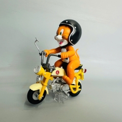 Mô Hình Tom and Jerry Chuột Jerry lái xe máy cao 12cm nặng 300g - Tom and Jerry - Hộp Màu - N1-K19-T1-S1