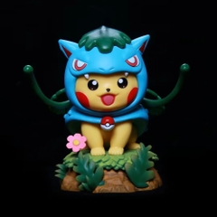 Hàng Cao Cấp -  Mô Hình Pokemon pikachu cosplay Fushigibana bản cao cấp - Cao : 12cm - Nặng : 300gram - Figure pokemon - Full Box N1-K53-T3-S2