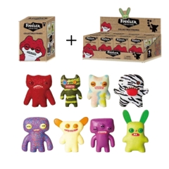 Mô Hình bộ 8 Nhân Vật Fuggler Răng Quái Vật Xấu Xí Dễ Thương - Cao : 6-8cm  - Nặng 340gram - Blind Box - K14-T1-S3