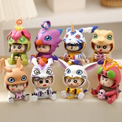 Mô hình Bộ 8 Anime Digimon  - Cao 8cm - nặng 436gram - Figure Shin - No Box  K33-T3-S7