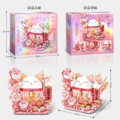 Đồ Chơi Lắp Ghép Lego Mèo Thần Tài Hồng 868pcs - Full Box - Sku : LG-9021 ( VAT 001-27-100) K124-T3-S3