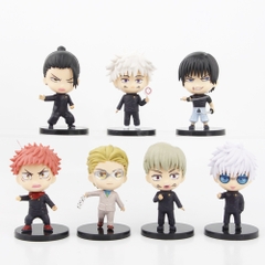 Mô Hình đồ chơi - JUJUTSU KAISEN bộ 7 nhân vật chú thuật hồi chiến Cao 10cm Nặng 400gram - No Box - Bọc túi OPP - N3-K43-T1-S3