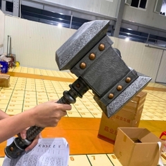 Hàng Cao Cấp - Búa Doomhammer Trong Warcraft  - Dài 52cm - Ngang 25cm - Rộng 18cm . Nặng 2kg1 - Figure Warcraft  - Hộp Màu - mm23