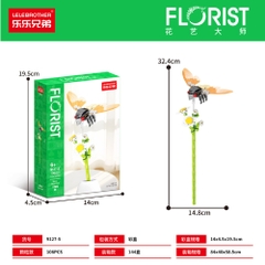 Bộ lắp ghép Hoa & côn trùng 106pcs. SKU: LG-9127-5 ( VAT 001-06-11 ) - K129-T1-S5