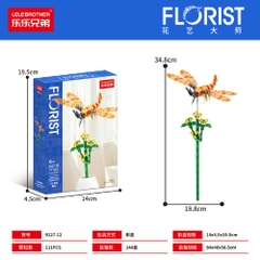 Bộ lắp ghép Hoa & côn trùng 111pcs. SKU: LG-9127-12 ( VAT 001-06-11 ) - K129-T1-S12