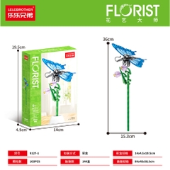 Bộ lắp ghép Hoa & côn trùng 103pcs. SKU:  LG-9127-1 ( VAT 001-06-11 ) - K129-T1-S1