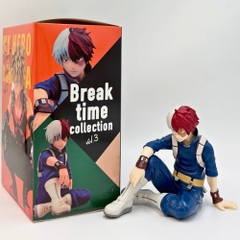 Mô Hình Todoroki Shouto dáng ngồi - Cao : 11.5cm - Nặng 203gram - Box Màu - K62-T2-S6