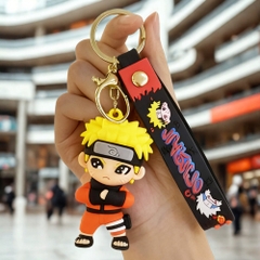 Móc Khóa Naruto dáng đứng đấm tay . Dây móc dài : 10cm - Mô Hình Cao : 6cm - Nặng 50gram