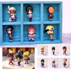 Mô hình Naruto Bộ 6 các nhân vật Naruto - Cao7cm  - nặng 300gram - Figure Naruto - No Box K4-T2-S9