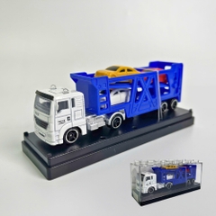 Mô Hình Xe Chở Xe Màu Xanh Dương 1:64 Hợp kim - Dài 12.5cm - Cao 5cm - Rộng : 2.7cm - nặng : 200gram - Hộp Nhựa Trong SKU : oto513b