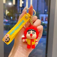 móc khóa shin cosplay chú hề - dây dài 11cm mô hình cao 6cm - nặng : 50gram - no box N3-T3