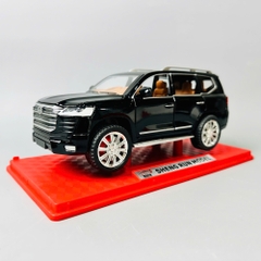 Mô Hình Xe Toyota Đen tỉ lệ 1:24 Hợp kim có thể mở cửa - Âm thanh Đèn - Dài 22cm - rộng 9cm - cao 6.3cm - nặng : 800gram - FULL BOX : box màu SKU : oto473b -  K55-T3-S7