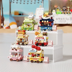 ( Giá 1 con - Bộ 6 con - Đặt Số Lượng 6 ) Bộ Lắp Ghép Xe Đẩy Bán Hàng. SKU: LG-S38 (VAT 001-11-11)- K128-T3-S5