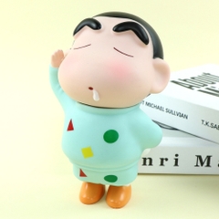 Mô Hình Shin áo xanh đứng chào - Cao : 14cm - Nặng 200gram - No Box - K33-T3-S4