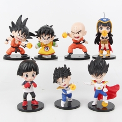 Mô hình dragonball Bộ 7 nhân vật - Cao 7-11cm - nặng 450gram - Figure dragonball  - Hộp Màu - K12-T1-S5