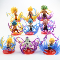 Mô hình DragonBall Bộ 9 nhân Vật Chibi base đẹp Dragon ball - Cao 10cm - nặng 500gram - Dragon Ball - no box , bọc túi opp n3-k52-t1-s3