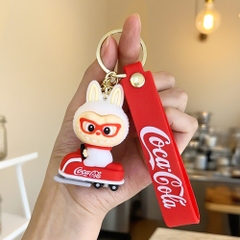Móc Khóa labubu lái xe - Dây móc dài : 10cm - Mô Hình Cao : 6cm - Nặng : 50gram - No Box : bọc túi OPP K76-T6-S5