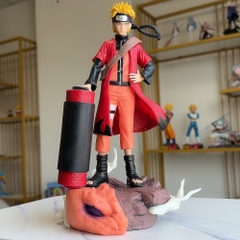Mô Hình Naruto dáng đứng siêu ngầu có base bản nhỏ cao - 26cm - Nặng - 400gram - Figure Naruto - No Box - N1-ST12