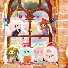 Hàng Chính Hãng - Blinbox babythree MACARON V2 blind box set 6 ngẫu nhiên - cao ~ 15cm - Nặng 500gram - Túi Mù - Hộp Màu