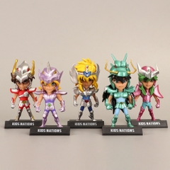 Mô Hình Saint Seiya Bộ 5 Nhân Vật Áo Giáp Vàng - Cao : 10cm - Nặng : 200gram - Figure Saint Seiya - No Box