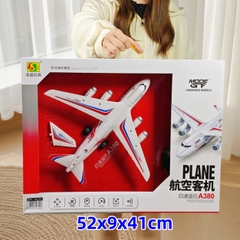 Đồ Chơi Máy bay chở khách Điều Khiển Từ Xa - 4 kênh - Dài 37cm - rộng 37cm - cao 12cm  - FULL BOX . SKU : DK-955-212
