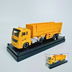 Mô Hình xe tải chở hàng màu vàng . tỉ lệ 1:64 - Dài 12.5cm - rộng 2.7cm - cao 5cm - nặng : 300gram - FULL BOX . SKU : oto510c