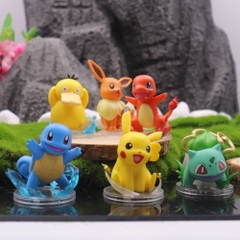 Hàng Cao Cấp -  Mô Hình POKEMON Bộ 6 Pokemon có đế - Cao 5-8cm - Nặng 600gram - Pokemon - No Box - Bọc Túi OPP