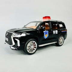 Mô Hình Xe 1:24 lexus cảnh sát màu đen Hợp kim có thể mở cửa - Âm thanh Đèn - Dài 22cm - rộng 9cm - cao 6.3cm - nặng : 800gram - FULL BOX : box màu SKU : oto473j -  K55-T2-S9