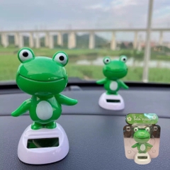 Mô Hình ếch xanh lắc đầu đứng trên đế siêu dễ thương . Cao 11cm , nặng 200gram - sku : ld8