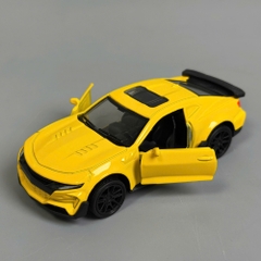 Mô Hình Xe Chevrolet vàng , tỉ lệ 1:43 Hợp kim có thể mở cửa - bánh sau chạy cót - Dài 10cm - rộng 4.5cm - cao 3cm - nặng : 200gram - FULL BOX : box màu SKU : oto497 - K69-T1-S5