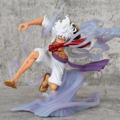 Mô Hình OnePiece luffy gear 5 trạng thái chiến đấu - cao 20cm - nặng 470gram - Figure One Piece - Hộp Màu N4-K15