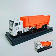 Mô Hình xe tải chở hàng màu cam . tỉ lệ 1:64 - Dài 12.5cm - rộng 2.7cm - cao 5cm - nặng : 300gram - FULL BOX . SKU : oto510b