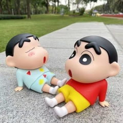 Mô Hình bộ 4 Shin dáng ngồi - Cao 14cm - nặng 300gram - Figure Cậu Bé Bút Chì - bọc túi OPP - No Box n3-k39-t2-s3
