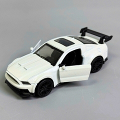 Mô Hình Xe Ford Mustang trắng , tỉ lệ 1:43 Hợp kim có thể mở cửa - bánh sau chạy cót - Dài 10cm - rộng 4.5cm - cao 3cm - nặng : 200gram - FULL BOX : box màu SKU : oto500 - K70-T1-S6