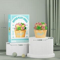 Combo 3 bộ lắp ghép chậu hoa - 54 hạt - Full Box - Sku : LG-W1503-06 ( VAT 001-C3-11 ) - K116-T2-S6