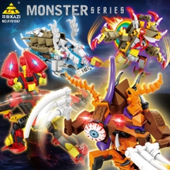 ( Giá 1 Hộp - Set Hộp 8 - Đặt Số Lượng 8 ) Lắp Ghép Lego Combo 8 quái thú lego ( có thể lắp kết hợp )  - Sku : LG-81067 - ( VAT 001-21-11 ) K126-T3-S8