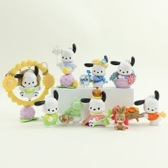 Mô hình kuromi Bộ 7 pochacco Kuromi - cao 5 - 14cm - Nặng 600gram - Bọc Túi - Có Hộp Đẹp - N3-K37-T1-S1