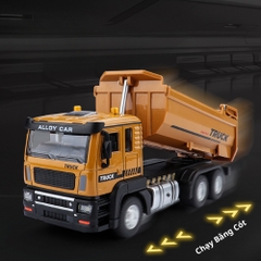 Mô Hình Xe Tải chở vật liệu , tỉ lệ 1:28 , chất liệu hợp kim - Dài 17cm - rộng 6cm - cao 7cm - SKU : oto-ST99-G1A - ( Vat : 003-02-100 ) - K83-T2-S2