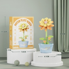 Combo 3 bộ Lắp Ghép Lego hoa cúc ba tư - 77 hạt - Full Box - Sku : LG-W1504-01 - (VAT 001-C3-11) - K115-T2-S1