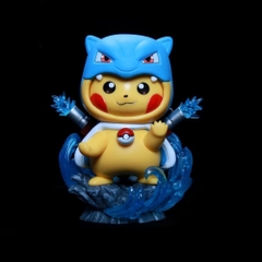 Hàng Cao Cấp -  Mô Hình Pokemon pikachu cosplay Squirtle bản cao cấp - Cao : 12cm - Nặng : 300gram - Figure pokemon - Full Box - N1-K52-T3-S2