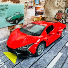 Mô Hình Oto lambogini sian Đỏ . tỉ lệ 1:36 - Chạy Cót - Có Kèm Đế - Dài 12cm - rộng 5cm - cao 4cm - nặng : 400gram - FULL BOX . SKU : oto523a - K114A77 -  K53-T2-S4