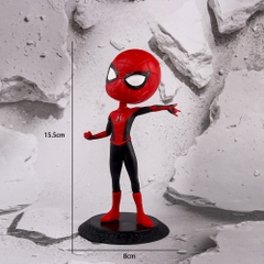 Mô Hình Spider-Man Dáng Đứng – Cao 15.5cm – Nặng 200gram – Figure Siêu Anh Hùng Marvel – No Box  - K17-T2-S4