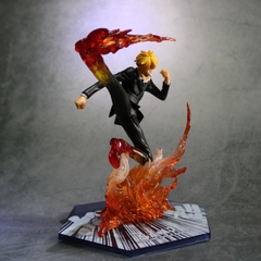 ( Hàng Đẹp ) Mô hình Sanji đế có chữ Cao 16cm - Bộ Fzero - One Piece - box màu - E - 14