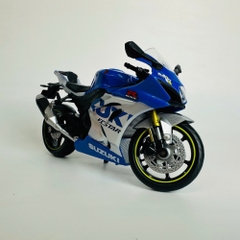 Mô Hình xe suzuki GSX R1000r xanh biển tỉ lệ 1:12 Hợp kim có thể mở cửa - bánh sau chạy cót - Dài 17cm - cao 10cm - nặng 500gram - Figure Oto - FULL BOX : box màu - SKU : oto408 n3-k12-t5-s4
