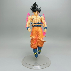 Mô Hình Dragon Ball Songoku vô cực tóc đen cởi trần dang tay - Cao 24cm - Nặng 300gram - Figure DragonBall - No box - N1-K44-T1-S2