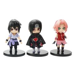 Mô hình đồ chơi - Combo 12 nhân vật Naruto Sasuke Sakura Gaara Itachi Kakashi Hinata Jiraira ... - Naruto - No Box - N3-K39-T1-S1