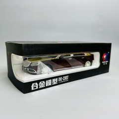 Mô Hình xe mẹc maybach nâu đồng tỉ lệ 1:24 Hợp kim có thể mở cửa - bánh sau chạy cót - Dài 21cm - rộng 9cm - cao 5cm - nặng : 1000gram - FULL BOX : box màu SKU : oto299 n3-k7-t2-s4